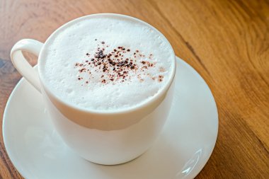 kapuçino tarçın ile