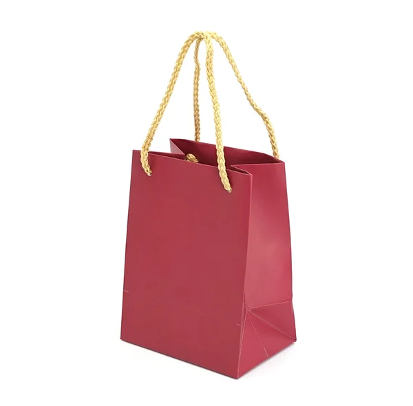 Bolsa de compras roja — Foto de Stock