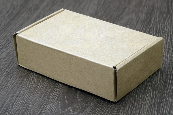 Caja marrón para maqueta — Foto de Stock