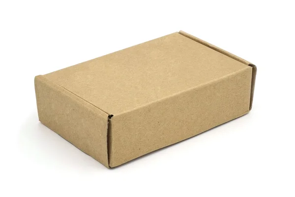 Een bruine doos, wordt gesloten — Stockfoto