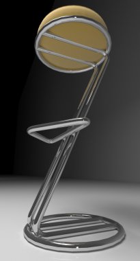 Şık sarı bar taburesi 