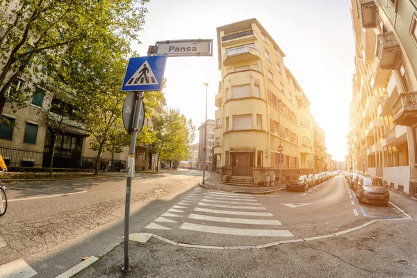 Ulica w Italy.Toning — Zdjęcie stockowe