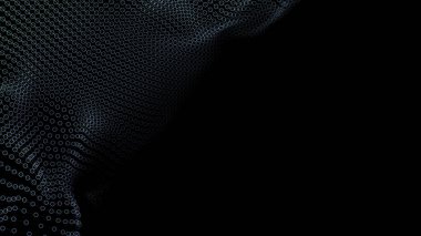 Metin için soyut dalgalı ağ arkaplanı ve yeri.