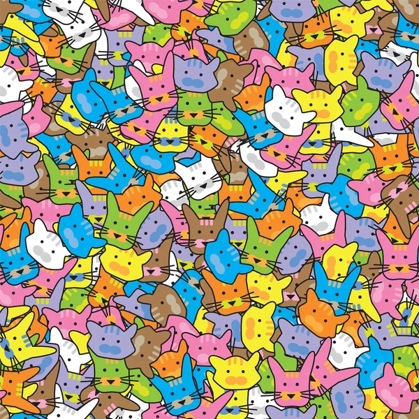 Kedi ve tavşan deseni