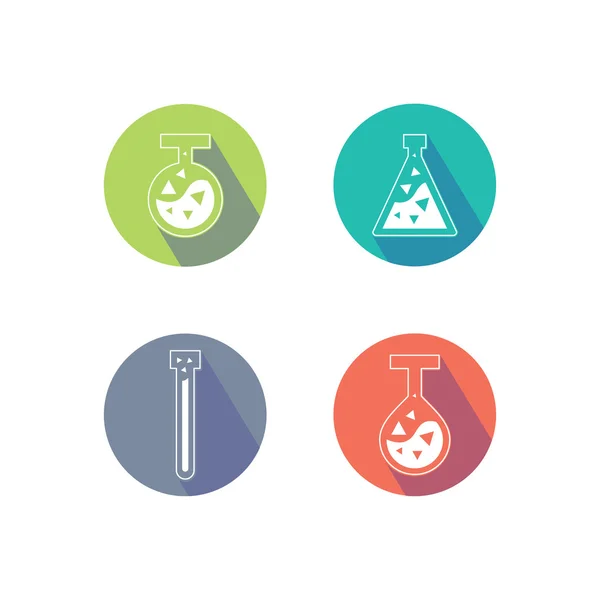 test tüp vektör simgesi