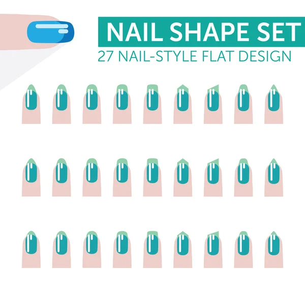 27 çivi tarzı düz tasarım 