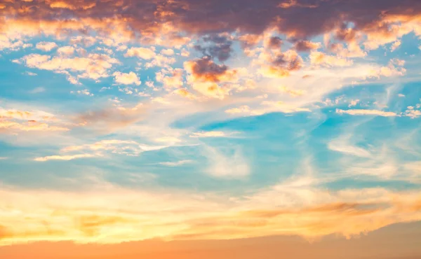 Blue sky and clouds background