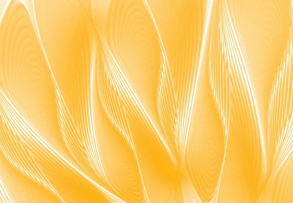Fractal abstract gele achtergrondpatroon — Stockfoto