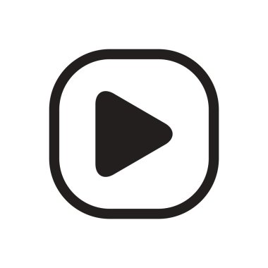 Beyaz arka plan düğmesini müzik siyah vektör simgesine