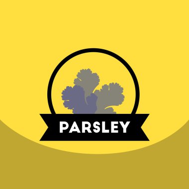 düz vektör simgesi tasarım koleksiyonu mutfak baharat maydanoz