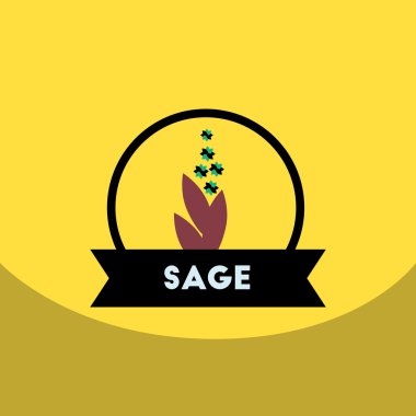 düz vektör simgesi tasarım koleksiyonu mutfak baharat adaçayı