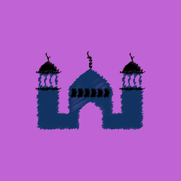 Flat vector icon design kollektion ramadan festival — Stockvektor