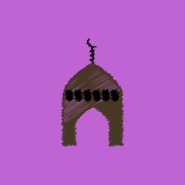 Platte vector icon design collectie ramadan festival — Stockvector