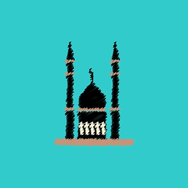 Vector plano icono diseño colección ramadán festival — Vector de stock