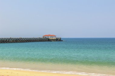 Natai beach Phangnga Tayland Natai Köprüsü