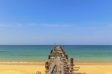 Pilai köprü, eski Phangnga, Tayland