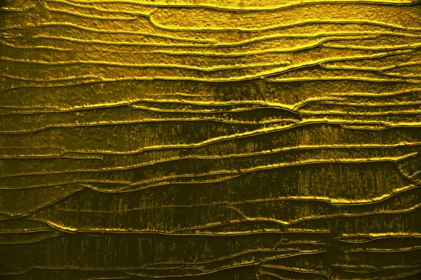 Fundo de ouro abstrato. Ouro metal escovado fundo ou textura de aço escovado. Parede de concreto dourado na textura de fundo — Fotografia de Stock