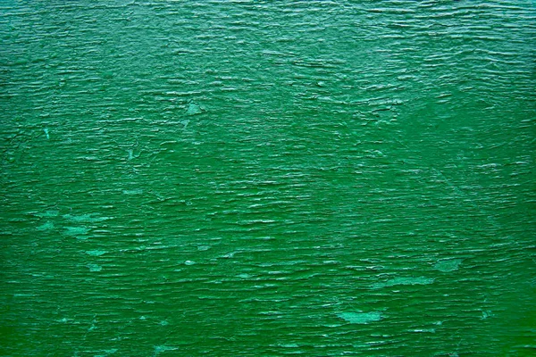 Zielone Tło Zielona Tekstura Pęknięta Faktura Farby — Zdjęcie stockowe
