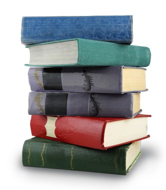 eski kitap yığını