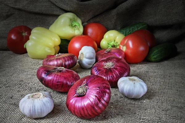 Bodegón con verduras — Foto de Stock