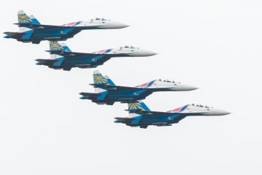 Russian military aircraft Sukhoi Su-27 