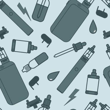 Vektör vaping desen.