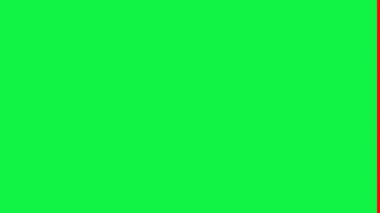 Kırmızı Ok Canlandırması Soldan Sağa ve Aşağı Geçiş Yeşil Ekranda