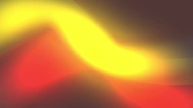 Pürüzsüz sarı ve kırmızı gradyan hareket bulanık efektli soyut parlayan ışık dalgası animasyonu, dinamik enerji akışı arka planı, dijital sanat ve video görselleri için yumuşak ışık eğrisi tasarımı