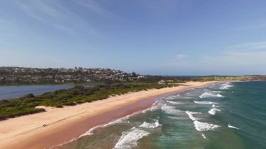 Northern Beaches, Australia, Dee Why Ocean Views, Australian Suburb from above.