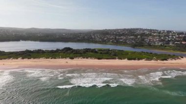 Northern Beaches, Australia, Dee Why Ocean Views, Australian Suburb from above.