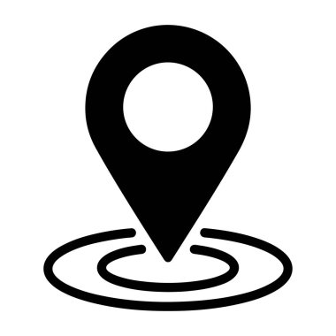 Soyut geometrik tasarım. konum vektör simgesi. Puan çizelgesi. pozisyon sembolü. Yer logosu. Harita imleç vektörü