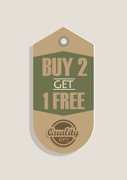 retro style cardboard. vintage sale labels.