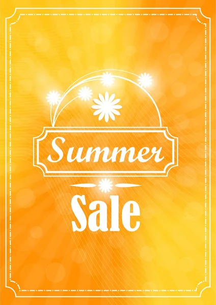 Yaz Satılık dükkanlar ve tasarım için afiş