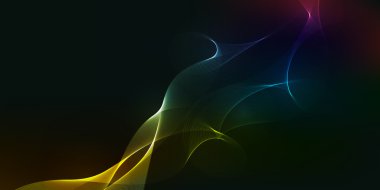 Özet satırları. Parlak neon satırları. arka plan kılavuz çizgilerinin