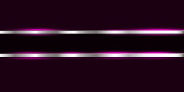 neon glow çelik çizgilerle. satırlar altında Neon glow