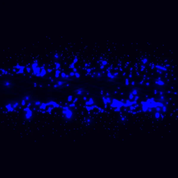 Líneas de brillo cósmico sobre un fondo oscuro — Archivo Imágenes Vectoriales