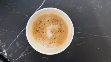 Kahve fincanı, Masada Kahve, Üst Manzara, Balkon Odası, Kopya Boşluğu...,