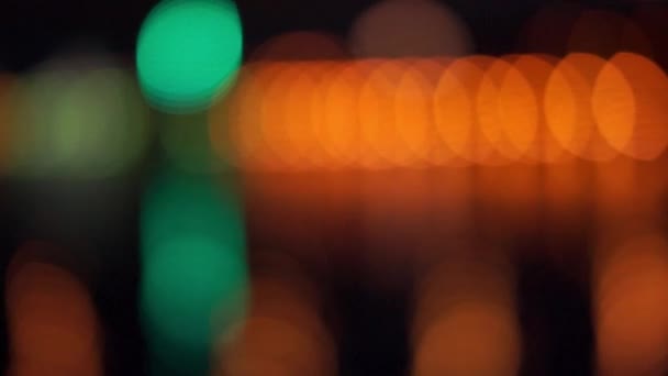 Sfocatura chiara Bokeh — Video Stock