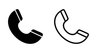 Uygulamalar ve web siteleri için simge ara. Telefon işareti ve sembol. Telefon ikonu. Bizimle irtibata geç 