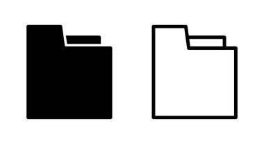 Uygulamalar ve web siteleri için dizin simgesi. Dizin işareti ve sembol. arşiv