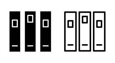 Uygulamalar ve web siteleri için kütüphane simgesi. eğitim işareti ve sembol