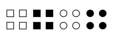 Menü simgesi vektörü. Web menü işareti ve sembol. Hamburger menüsü sembolü