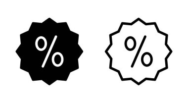 Uygulamalar ve web siteleri için indirim simgesi. İndirim etiketi ve sembolü