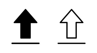 Uygulamalar ve web siteleri için simge sembolü yükle. veri işareti ve sembolü yükle