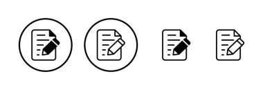 Not simgesi logo tasarımı. not defteri işareti ve sembol