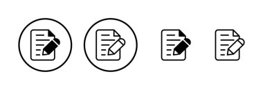 Not simgesi logo tasarımı. not defteri işareti ve sembol