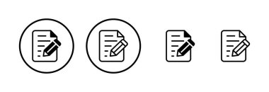 Not simgesi logo tasarımı. not defteri işareti ve sembol