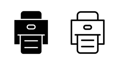 Uygulamalar ve web siteleri için simge yazdır. yazıcı işareti ve sembol