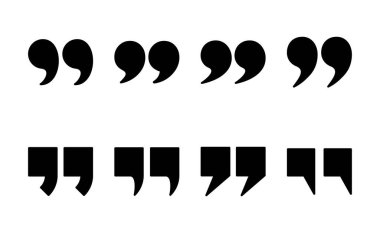 Simge vektöründen alıntı. Tırnak işareti ve sembol