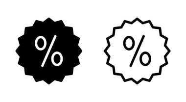 Uygulamalar ve web siteleri için indirim simgesi. İndirim etiketi ve sembolü